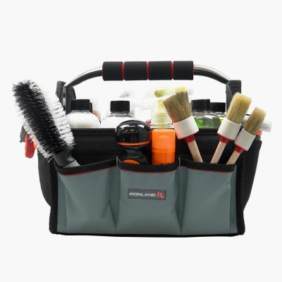 China Foldale for Less Space OEM Foldable Portable Car Detailing Tool Bags with Steel Tubular Handle for sale