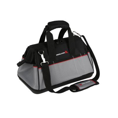 China Reinforced Sides 16 Inch Wide Mouth Tool Bag With Hard Base GM-004 for sale