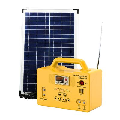 China Hot Selling 30W Solar Generator with SG1250W Solar Panel Solar Power Lighting System for sale