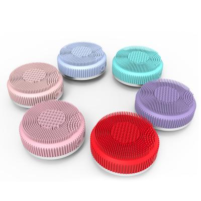 China Silicon soft face vibration mssage remover private label makeup DEEP CLEANING cleansing brushes for wholesale for sale