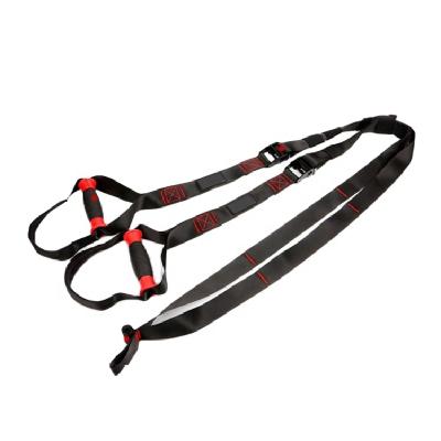 China Universal Exercise Suspension Trainer Belt With Hanging Handles Strength Resistance Training Bands for sale