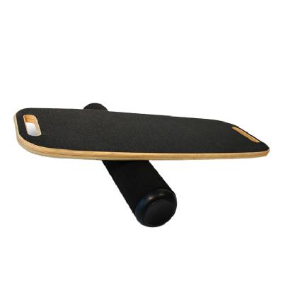 China Customerized Logo And Color Wooden Skateboard Yoga Balance Board Self Balance Exercise Workout Sports for sale