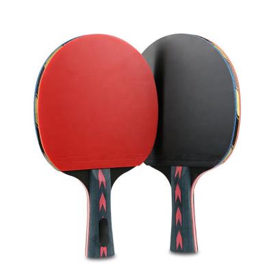 China China Customized Good Quality Wooden Made 6 Star Poplar Wood Rubber Table Tennis Paddle Paddle Ping Pong Paddle With Wholesale Price for sale