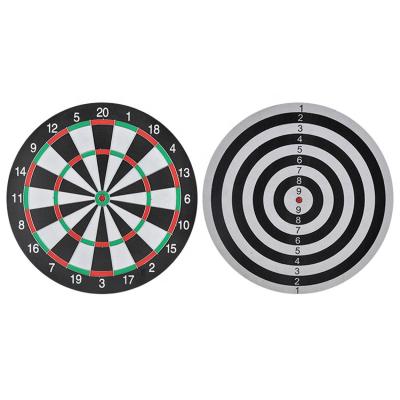 China Wholesale 18 Inch Factory Customization Corrugated Paper Double Sided Dartboard For Sisal Board Game For Kids Dartboard Pins for sale