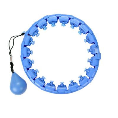 China Hot Selling Detachable Body Circle Ring Smart Counting Hoola Circle Auto-rotating Circle With Exercise Ball for sale