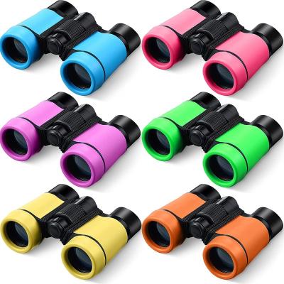 China RUBBER+GLASSES Kids Binoculars Shock Proof Toy Binoculars Folding Small Telescope for Age 3-12 Years Old Boys Girls Birthday Gifts for sale