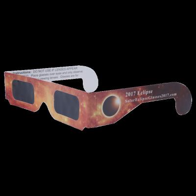 China Cardboard+PET ISO 3D Solar Eclipse CE Certified Paper Glasses For Viewing Eclipse for sale