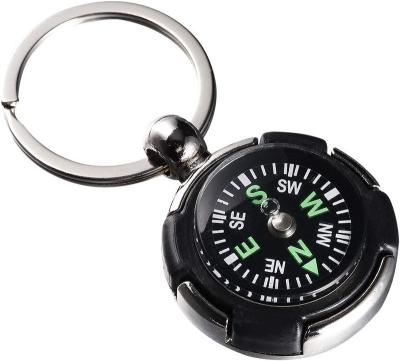 China Pointing Guide Style New Children's Toy Mini Compass Camping Adventure Main Chain Outdoor Compass for sale