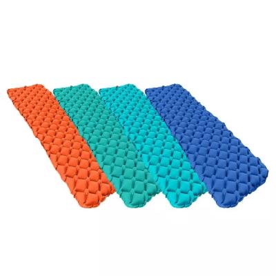 China Self-inflating Mat Ultralight Camp Air Mattress Tpu Camping Sleep Pad Pad 2 Extra Thick Wide Connectable Sleep Pads for sale