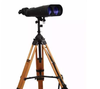 China New Spots Arrive Outdoor High Resolution 25x/40x100 Binoculars with Wooden Tripod for Long Distance Observation Telescope for sale