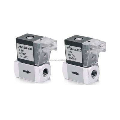 China 2 Way General Vacuum 24vdc Solenoid Valve For Miniature Air Solenoid Valve PVC Directional Control Solenoid Valve Manufacturer for sale