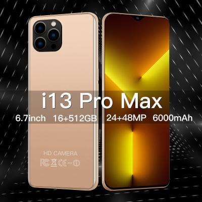 China Cheap Dual SIM Card Hot Selling High Quality I13 Pro 6.7 Inch HD Phone 4+64gb China 3g/4g/5g Popular Lightweight Smartphone for sale