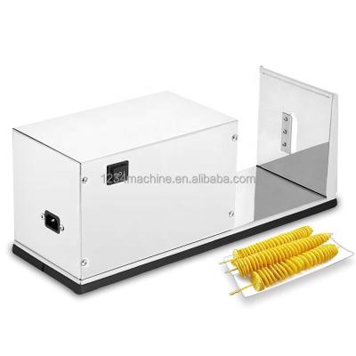 China Viable Commercial Machine Electric Automatic Potato Spiral Potato Cutter Lays Potato Chips Slicer for sale