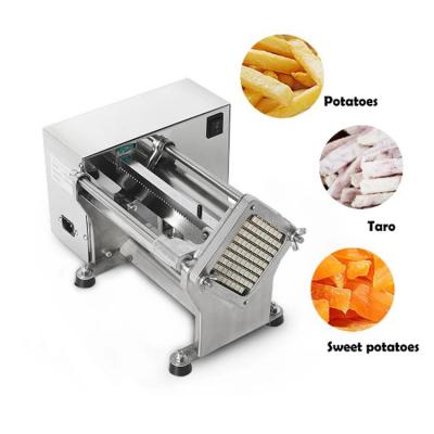 China Hotels Potato Chips Cutting Machine Horizontal Electric French Fries Potato Cutter For Sale for sale