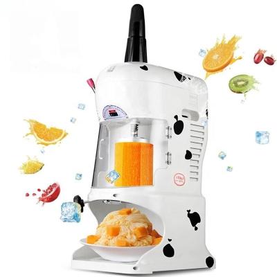 China Outdoor Commercial Electric Ice Crusher Snow Cone Maker Machine Ice Shaver for sale