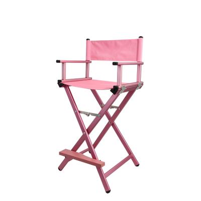 China Lightweight And Foldable Keyson Custom Professional Portable Large Folding Aluminum Makeup Manager Chair for sale