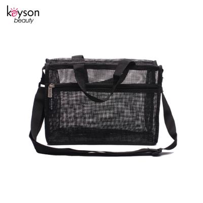 China Keyson Fashionable Classic Style Cosmetic Shoulder Mesh Bag for Makeup Artist for sale