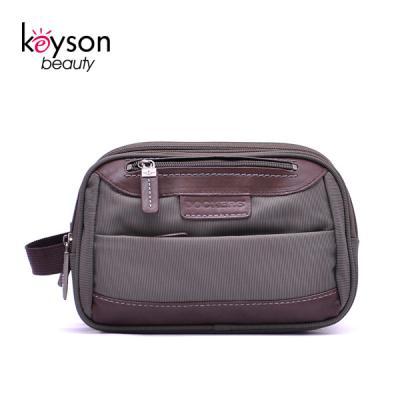 China Portable And See Through Hot Selling High End Polyester Keyson OEM Brand Travel Mens Toiletry Bag for sale