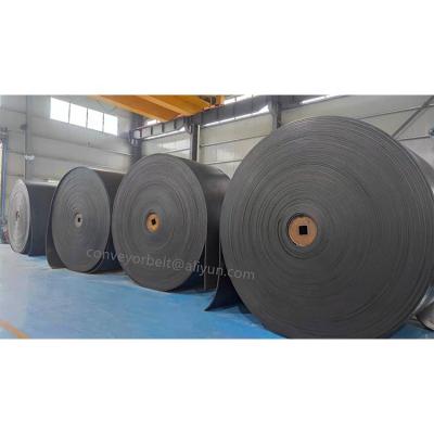 China Abrasion Resistant PE Conveyor Belt Manufacturer Bare Back Rubber Flat Top Rubber Chinese Conveyor Belt for sale