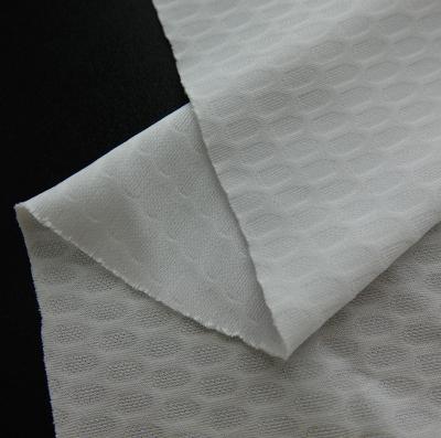 China 100% Polyester Mesh Fabric Anti-Static Jacquard Weft Knitting Fabric for sale