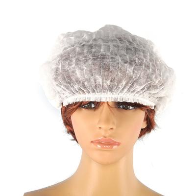 China Comfortable Disposable Nonwoven Bouffant Head Net Head Surgical SMS Band Clip Cap Cap Cover Hair Doctor Hat Around Crowd Hat for sale