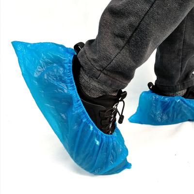 China Light Weight Disposable Nonwoven PE Shoe Cover For Personal Protective Cleaning Room Disposable Shoes Cover for sale