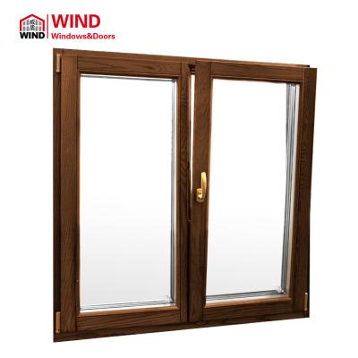 China Folding Screen Hot Selling Italy Standard Aluminum Wooden Glass Windows For Homes for sale