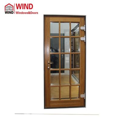 China Swing ROLL Up Latest Design For Copper Plated Sliding Casement Window And Door With Grid For Home for sale