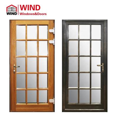 China Swing ROLL Up Copper Clad Wood Sliding Casement Window And Door for sale