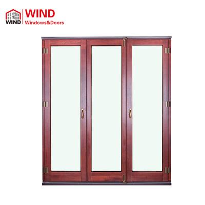 China China Suppliers Modern Solid Wood Partition Luxury Internal Sliding Folding Doors for sale