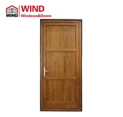 China Standard Size Copper Wooden Outward Opening EUROPEAN Automatic Door for sale