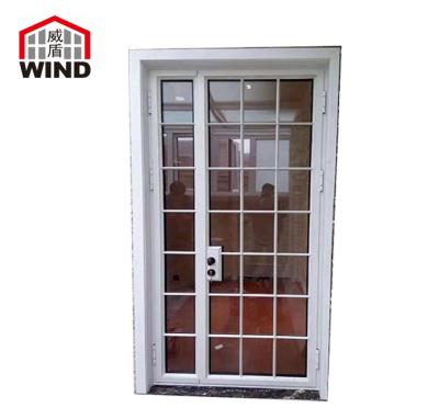 China New Hot Selling Easy Maintenance Custom Design French Design Single Swing Double Glazed Aluminum High Quality Window for sale