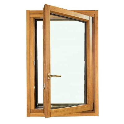 China Latest Design Wood Folding Inward Opening Casement Copper Window Home for sale