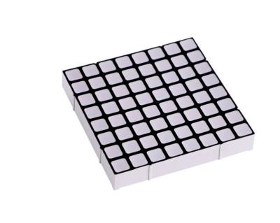 China 60X60mm Vierkante 8X8 stippelen RGB LEIDENE Matrijsvertoning geleid Dots Matrix Te koop