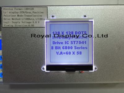 Cina il modulo LCD STN 128*128 positivo del DENTE dell'alimentazione elettrica 3.3V punteggia il driver NT7541 in vendita