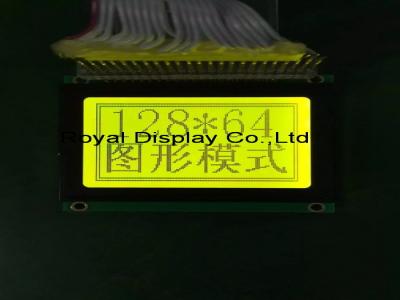 China Exposição do Lcd de 128 x 64 gráficos, fonte de alimentação do Lcd Dot Matrix Display 5v à venda