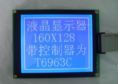 China 160*128 Graphic LCD Module 100% Replace WG160128B With T6963C Controller for sale