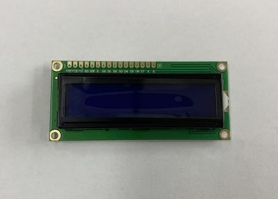 China Pantalla LCD de 1602 caracteres Monocromo STN Azul Alfanumérico LCD 16X2 en venta