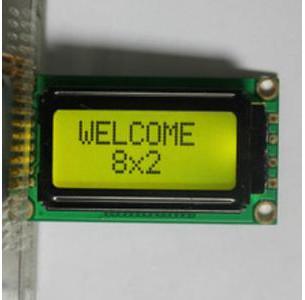 China Professionele 8x2-Karakterlcd Witte LEIDENE van de Vertoningsmodule Backlight RYB0802A Te koop