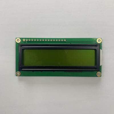 China Modulo LCD estándar de 16x2 2 líneas de 16 caracteres para analizador de leche en venta