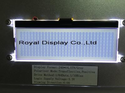 China Chinesischer Fabrikpreis kundengebundenes grafisches LCD positives einfarbiges LCD 240X64 FSTN Modul Anzeigen-Modul Stn zu verkaufen