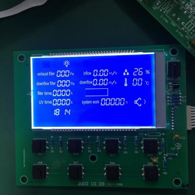 China O painel Tn Htn Va Stn 1/3 do GV Stn VA LCD da RODA DENTEADA de FSTN inclina o módulo gráfico do LCD à venda