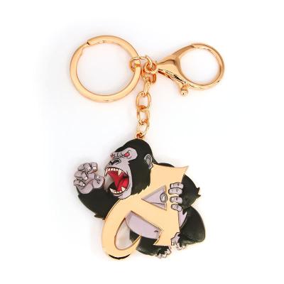 China Eco-friendy Wholesale Custom Made Fashion Designer Cute Logo Luxury Metal Key Ring Chain Accessories Custom Key Chain for sale