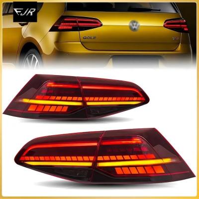 China Montaje de luces traseras para Volkswagen Vw Golf 7 13-21 Reparación de 7.5 generación Full Led Rear Tail Light Flow Dirección en funcionamiento en venta