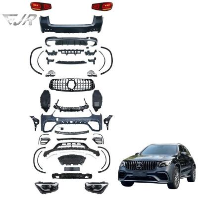 China Für X253 Mercedes Benz Glc Level Upgrade Glc63 Stoßfänger Kit LED Scheinwerfer Led Heckleuchten, 2016-2019 Upgrade 2021 Vers zu verkaufen