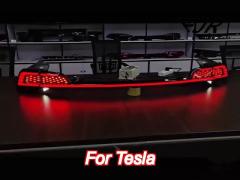 through taillight assembly for tesla model 3 19-22 retrofitting car retrofitting with running water