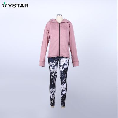 China Comfy Custom Printed Women's Long Sleeve Sports Coat Full Zipper Women's Casual Cozy Warm Windproof Hoodie for sale