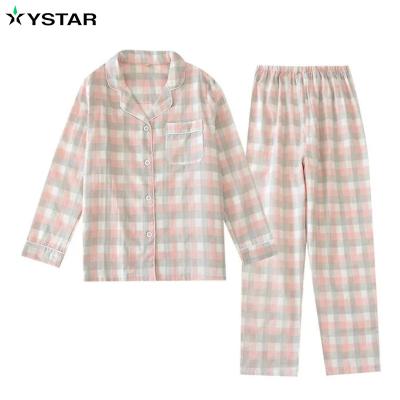 China Breathable Spring Autumn Women Pajamas Set Sleepwear Nightgowns Sets for sale