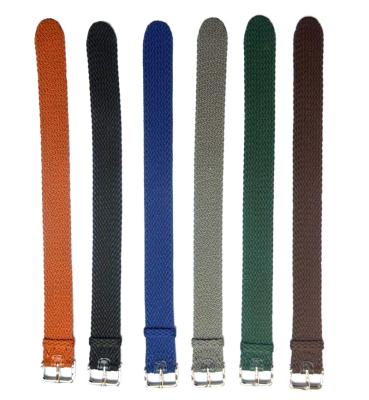 China 3th generation colored perlon fabric 18mm nylon watch strap price best best high quality for sale