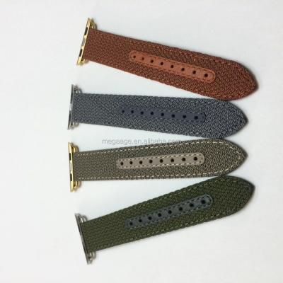 China Best Hot Product Leather Watch Leather Watch Band With Metal Clasp for sale